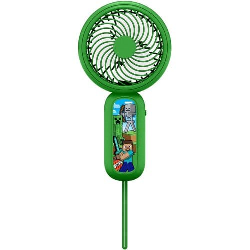 Minecraft - draagbare handventilator - zeer stil - USB-C oplaadbaar - met polsbandje