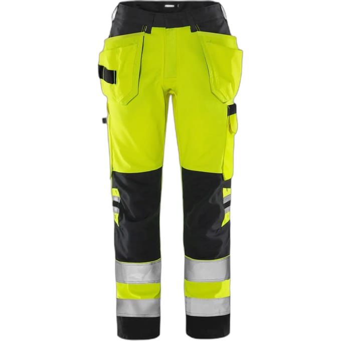 Hoog zichtbaarheid werkbroek klasse 2 dames Fristads 2671 GPLU