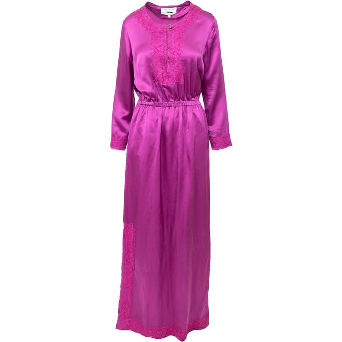 Geborduurde lange jurk van Yves Saint Laurent - jaren '10