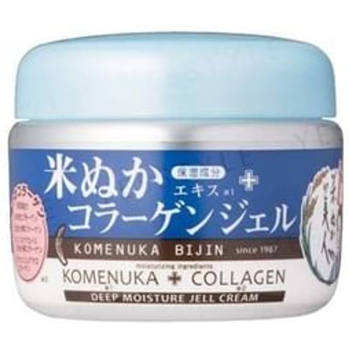 NIHONSAKARI - KOMENUKA BIJIN Collagen Deep Moisture Jell Cream 100g