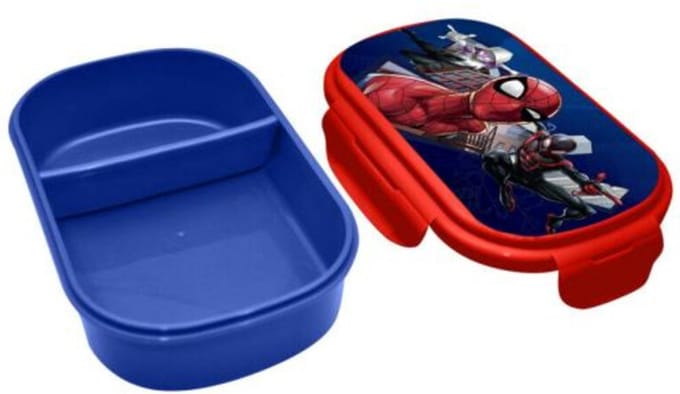 Spiderman Lunchbox met bestek