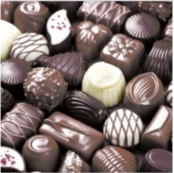 P+D Lunch servetten - Chocolates
