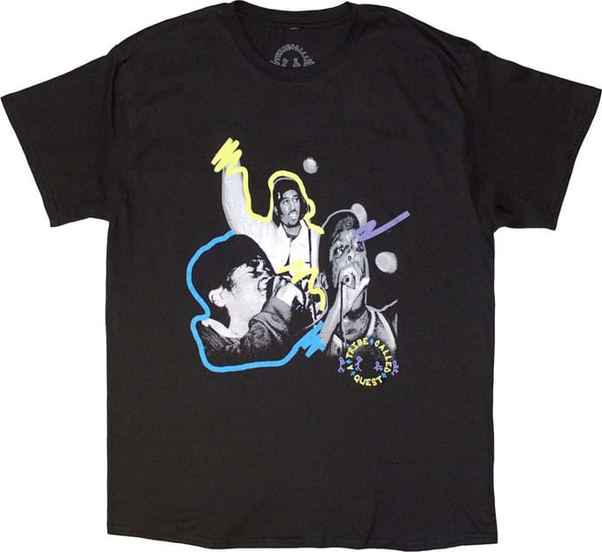 A Tribe Called Quest - Paint Heren T-shirt - XL - Zwart