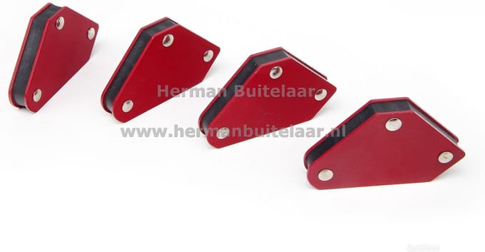 HBM 4-delige lasmagnetenset 60 x 50 mm
