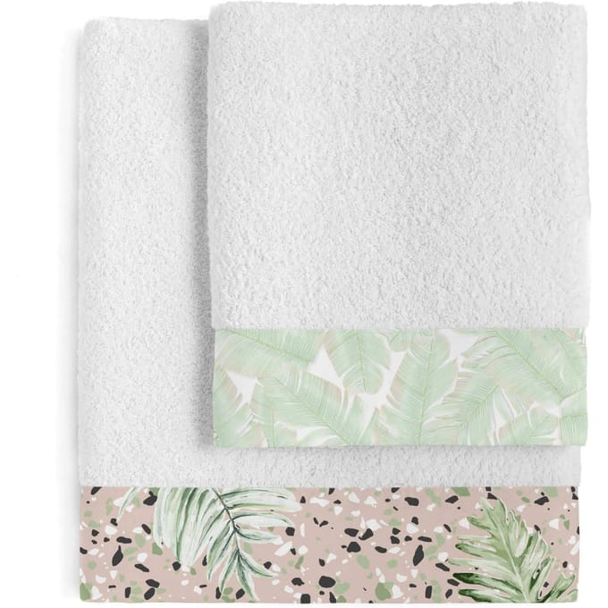 Set van 2 handdoeken Delicate | Happy Friday