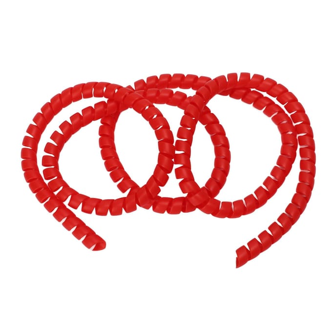 Scooter Universele Spiraalkabel Draadwikkeling Plastic Spiraal Remleidingwikkeling voor M365 Pro Elektrische Scooter Red