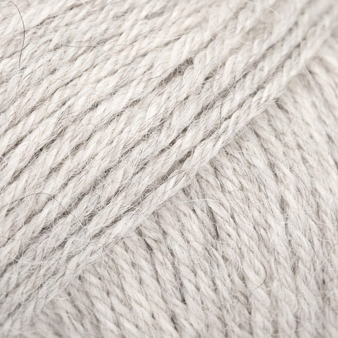 DROPS Puna Natural Mix - 07 lichtgrijs - Wol Garen