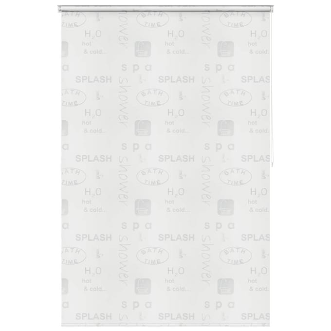 vidaXL - Rolgordijn - voor - douche - 160x240 - cm - splash