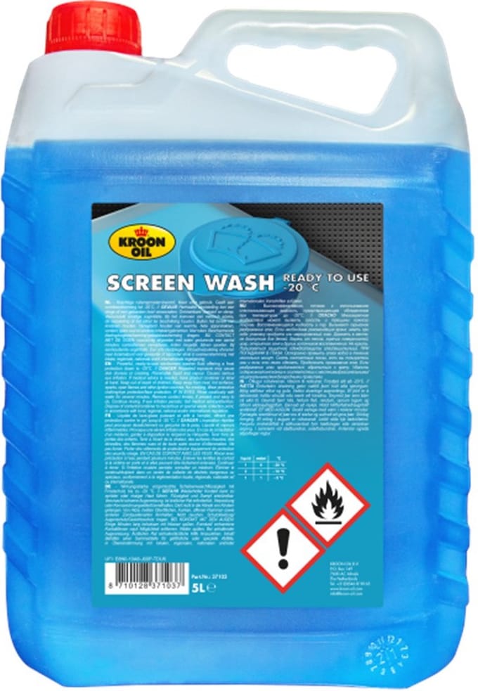 Kroon-Oil Screen Wash -20 - 33005 | 5 L can / bus