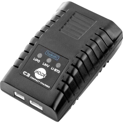Toolkit RC C3 Modelbouwoplader 2.2 A Li-poly, LiFePO, Li-ion, LiHV