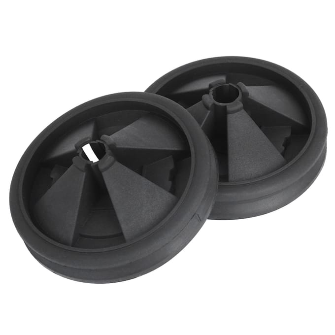 2 stuks Siliconen Afvalvermaler Anti-Spatdeksel Geschikt voor InSinkErator 87mm Buitendiameter gray