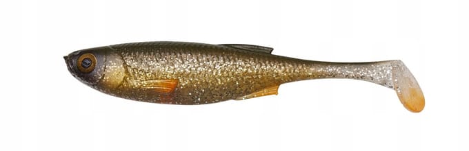 Savage Gear Craft Shad 10cm Green Silver - Kunstaas voor Snoek & Baars