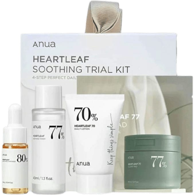 Anua Heartleaf Soothing Trial Kit 10 ml + 20 ml + 40 ml + 2 st