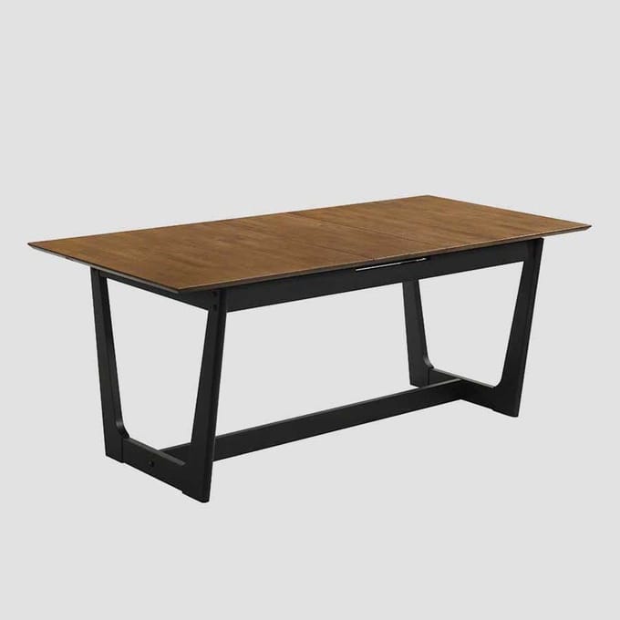 HOMLA - Folding Table - Rubberwood - 160-195x90x76 cm