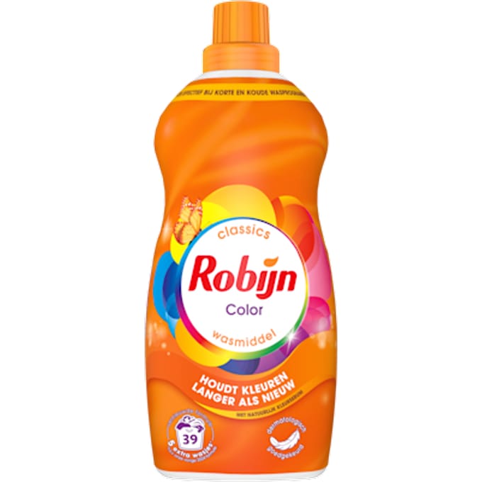 Robijn Klein & Krachtig Wasmiddel Color 39 Wasbeurten 1,19 liter