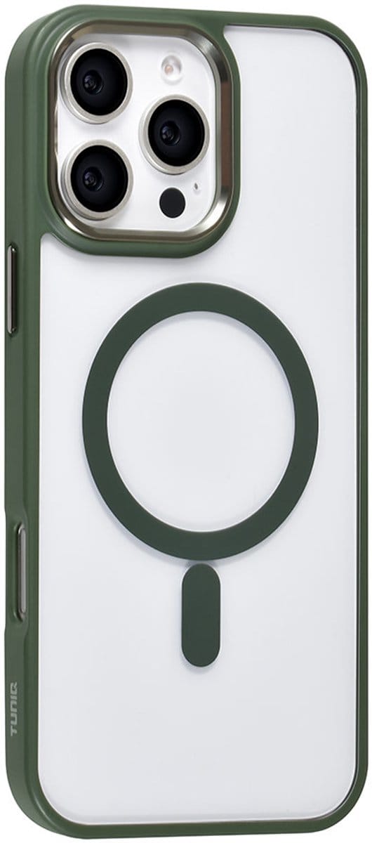 TUNIQ iPhone 16 Pro Max Back cover case - Magsafe - Silicone - Green