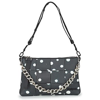 Desigual Schoudertas New Splatter Dortmund Across Body Bag Black Zwart