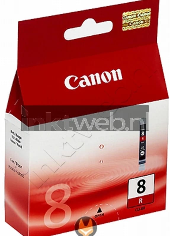 Canon CLI-8R inktcartridge rood (origineel)