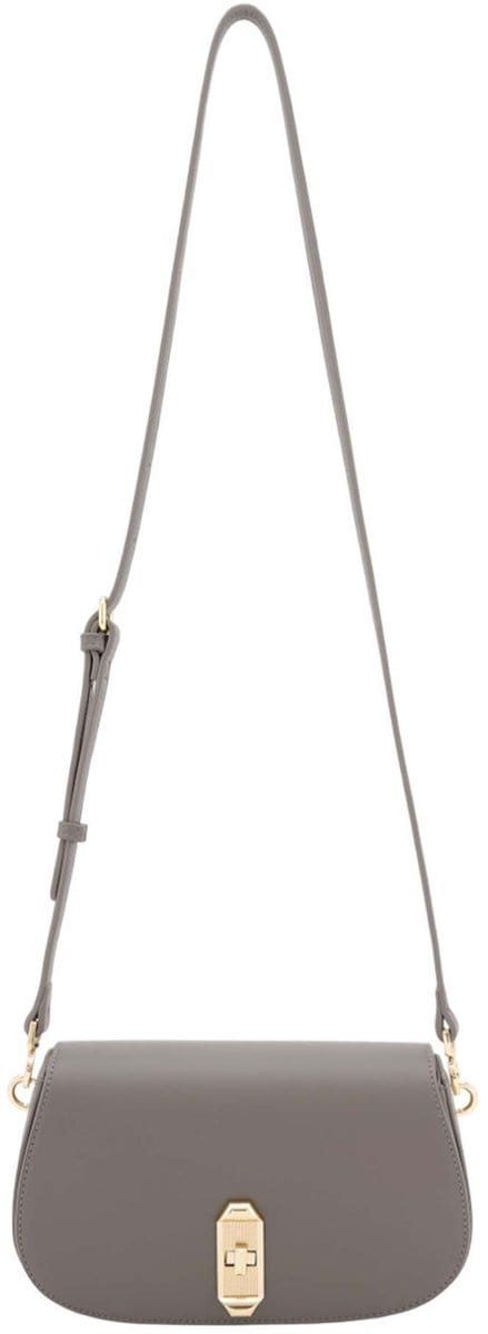SEIDENFELT MANUFAKTUR schoudertas Eiby Crossbag Stone Grey Taupe