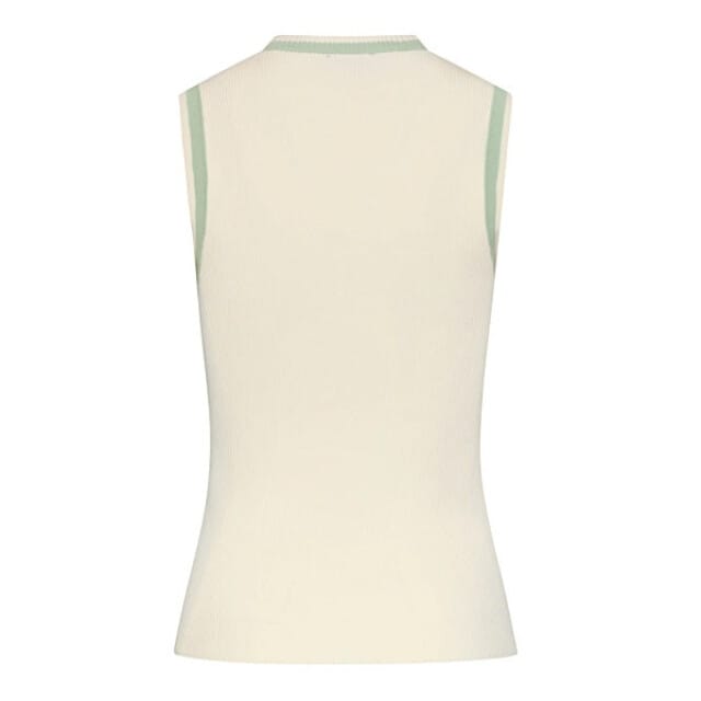 Smashed Lemon top 26350 - Offwhite/Softgreen