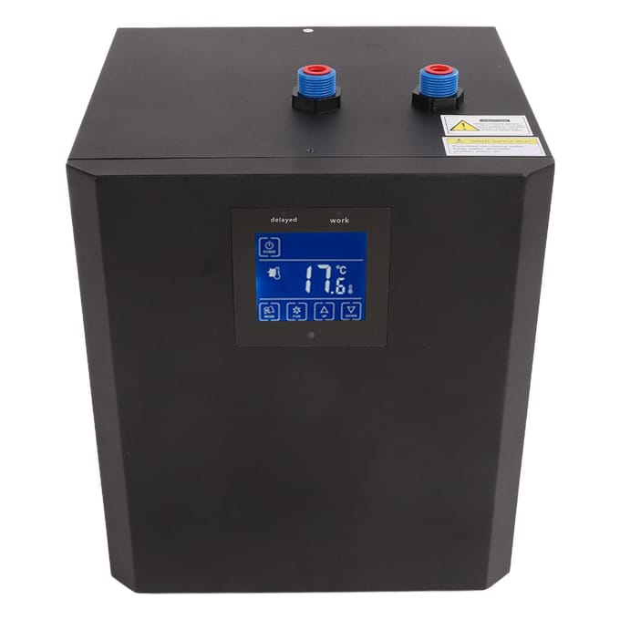 Aquarium Koeler 79 Gallon 300L 1 3 PK voor Hydroponisch Systeem Water Vis Tank Koelsysteem US Stekker 110V black