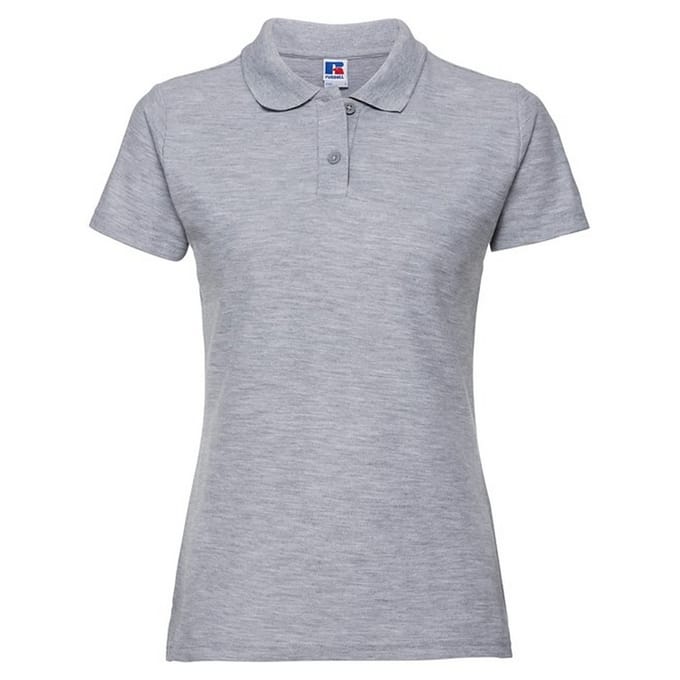 Russell Dames/Dames Polycotton Klassiek Poloshirt (Licht Oxford Grijs)