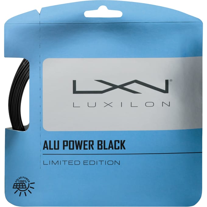 Luxilon Alu Power Black Ltd Set Snaren 12,2m-Zwart