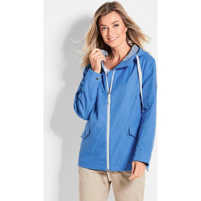 Functioneel jack in een sportieve look - blauw - Gr. 40 van Goldner Fashion