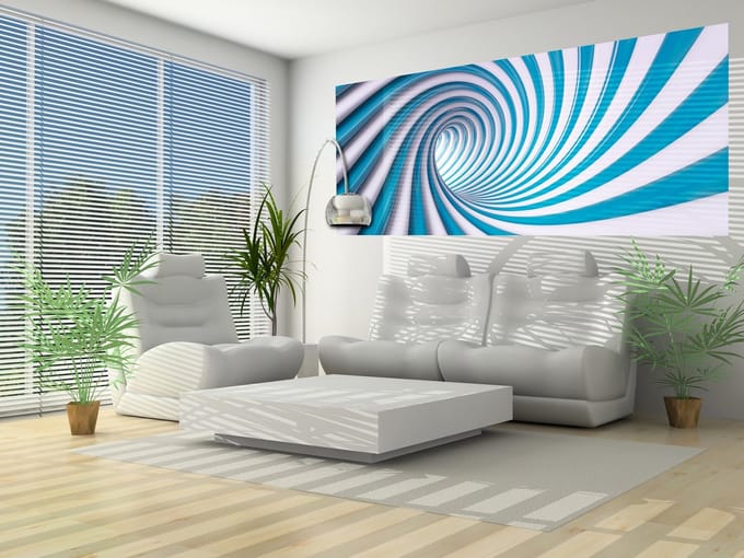 Abstract Swirl Photo Wallcovering