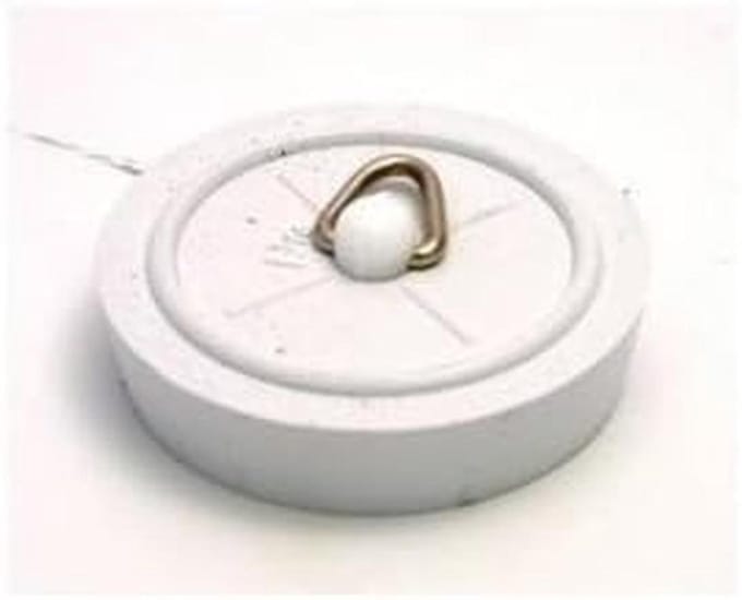 Witte Wastafelplug 1 3/4 Inch - Universele Stop voor Spoelbak en Bad