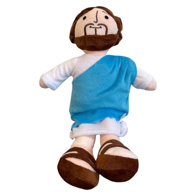 Nieuw Arabisch Karakter Jezus Pluche Pop Maria Pop Poppen Speelgoed Kinderdag Cadeau blue