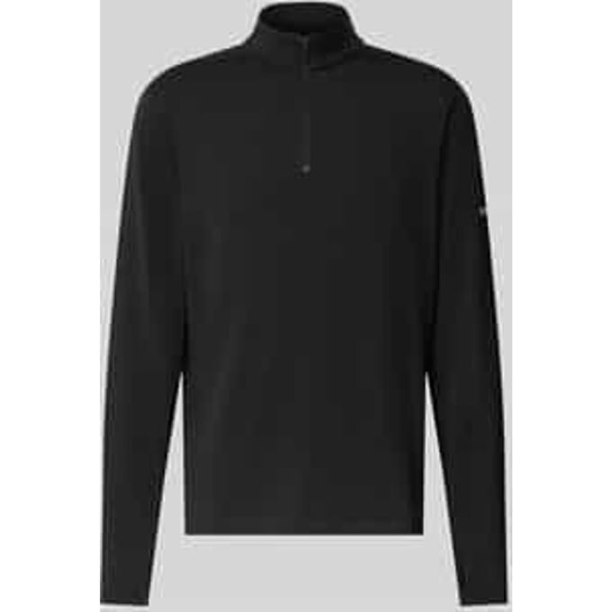 Regular Fit sweatshirt met opstaande kraag model 'SW_Active QZ'
