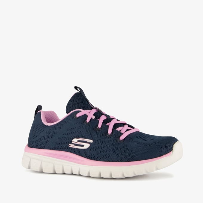 Skechers Graceful Get Connected dames sneakers blauw