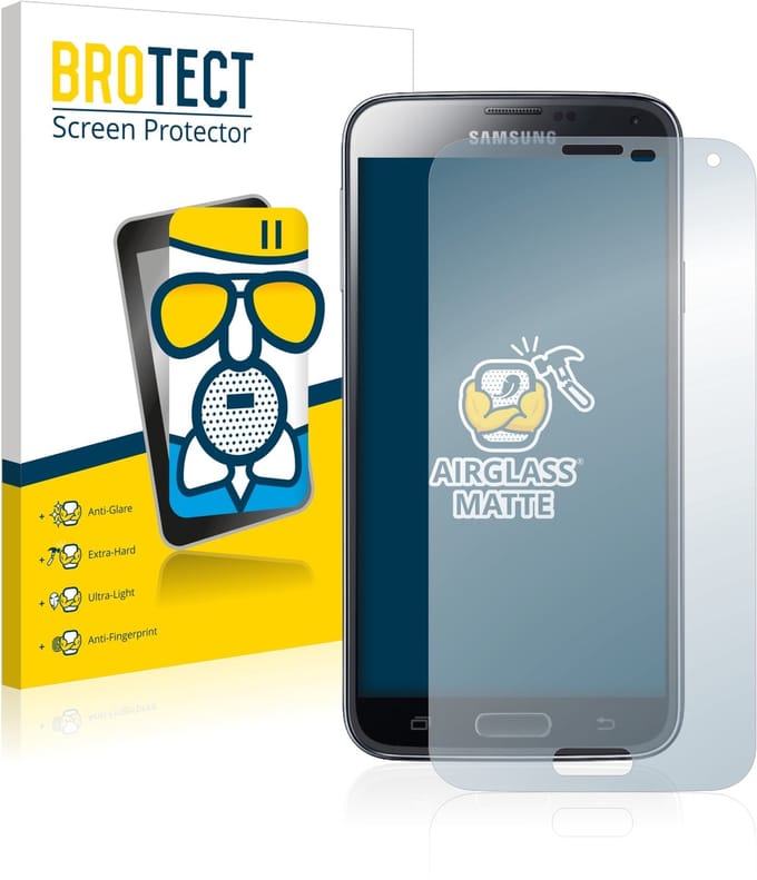 BROTECT - Screenprotector voor Samsung Galaxy S5 - Folie Beschermfolie Beschermglas matte