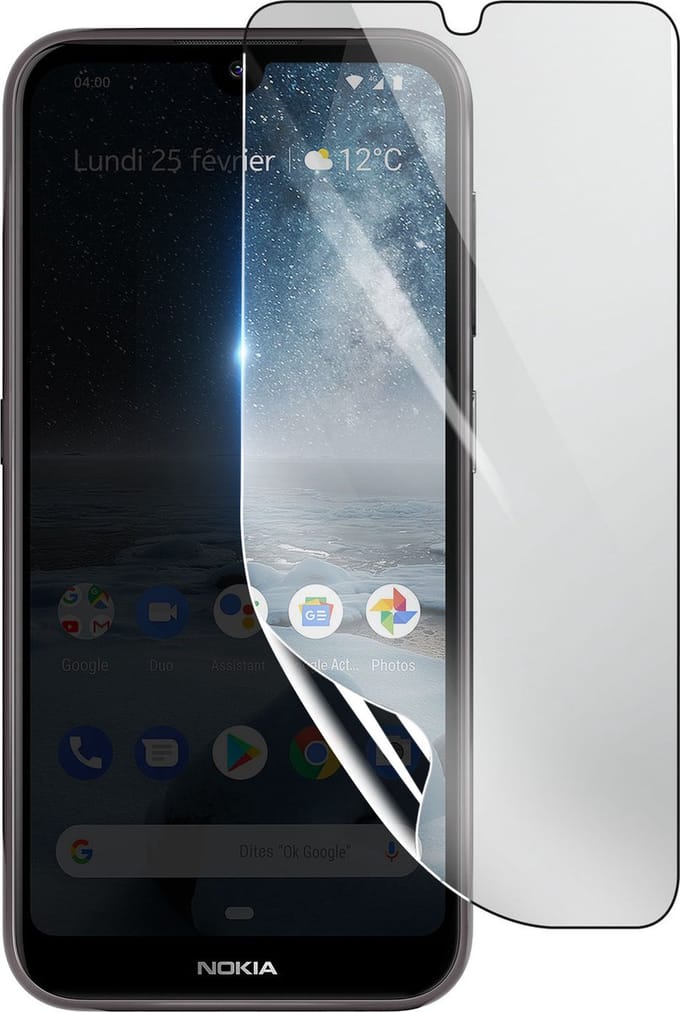 3mk, Geschikt voor Nokia 4.2, Schokbestendige Hydrogel Screenprotector, Transparant