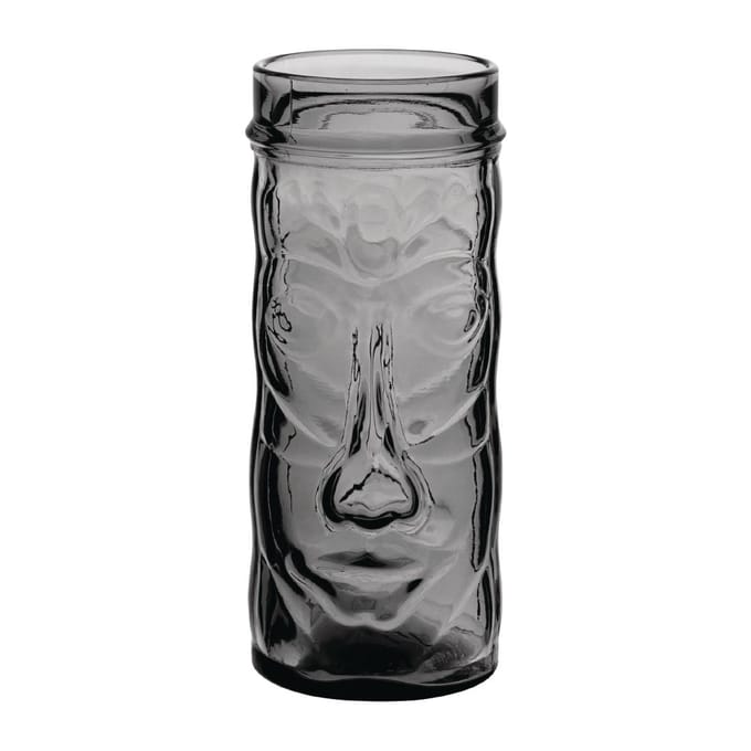 Utopia Tahiti tiki glazen rookgrijs 45cl (6 stuks)