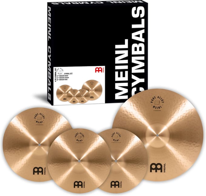 Meinl PA141620 Pure Alloy Cymbal Set - Bekkenset