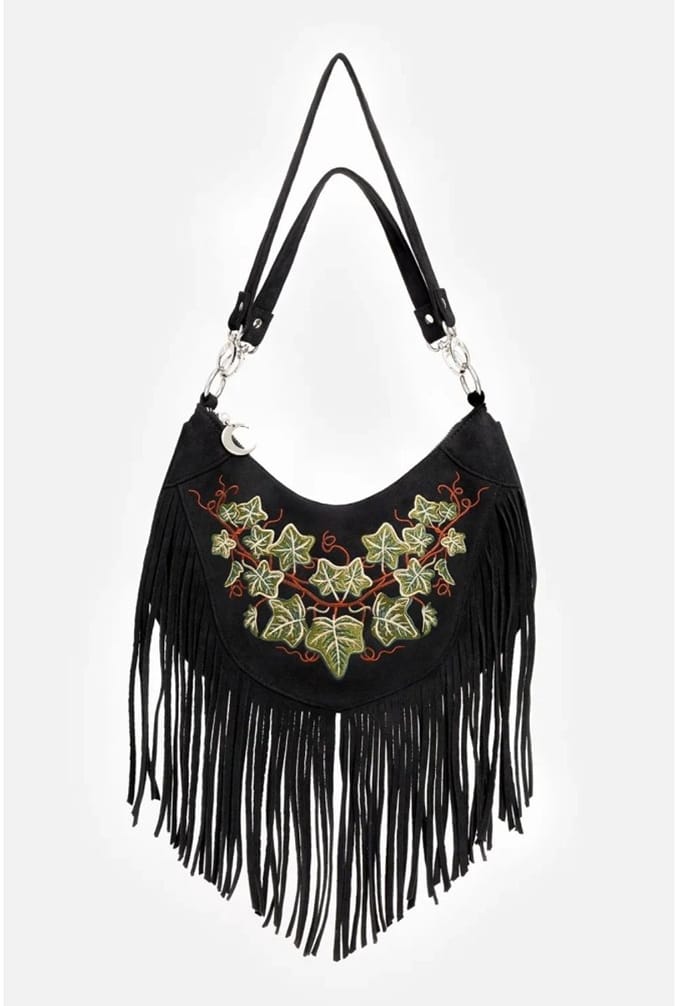 Restyle - Tangled Vines Schoudertas - Zwart