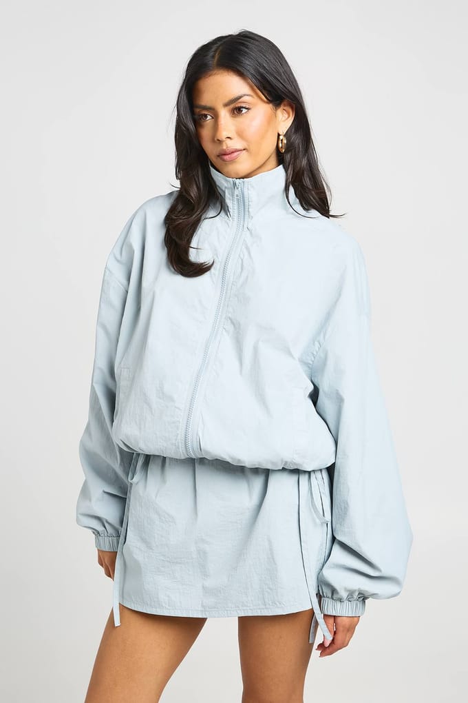 boohoo Dames Lichtgewicht Minirok | Slate Grey | Maat: 14