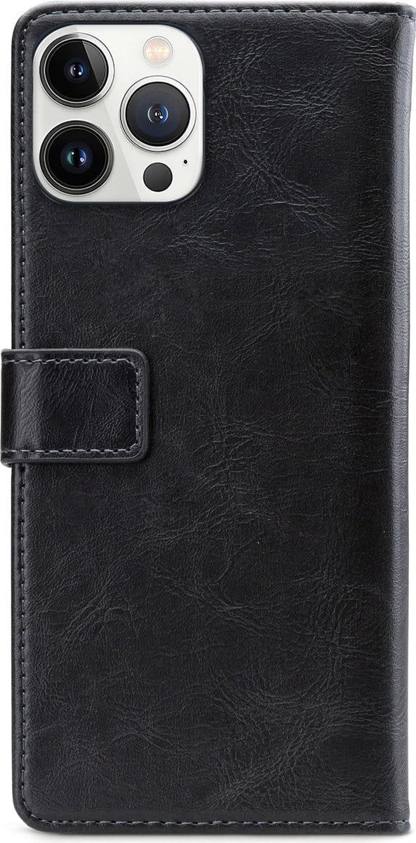 Mobilize - iPhone 13 Pro Max Hoesje - Elite Gelly Wallet Book Case Zwart