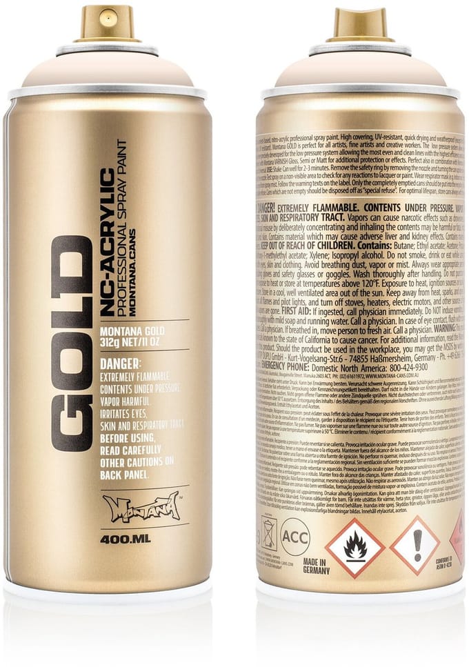 Montana GOLD G2010 Orange Ice spuitbus 400ml