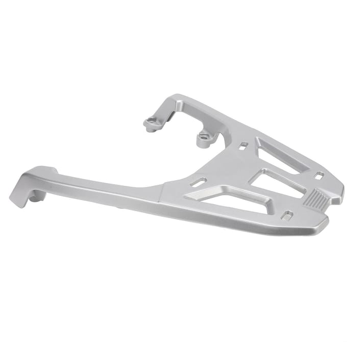 Porte-bagages arrière de moto Alliage d'aluminium Rangement pratique Porte-bagages Support white
