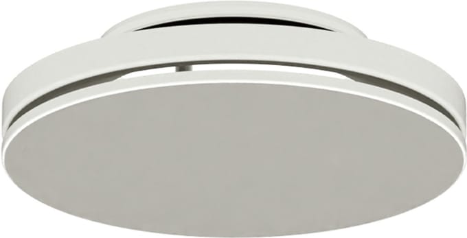 Econox Plafondrooster staal met ronde uitblaas â€“ 200 mm â€“ RAL 9010