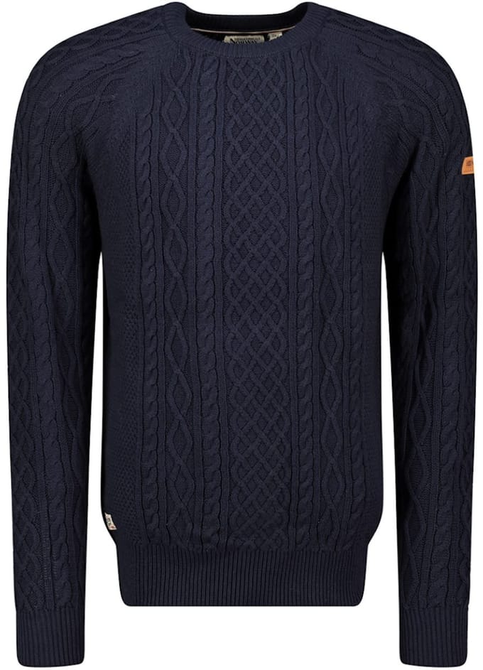Geographical Norway Heren Trui Fresh Ronde Kraag Gebreid - S
