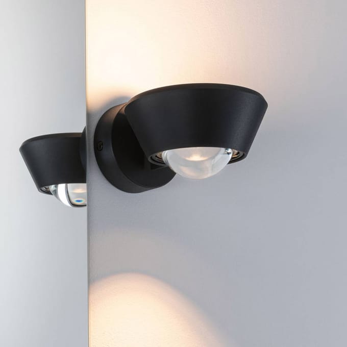 Paulmann 79769 Wandspot LED vast ingebouwd 9 W LED Zwart