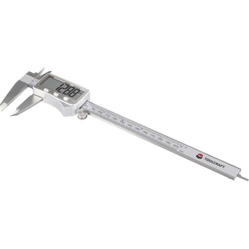 TOOLCRAFT TO-10668726 Digitale schuifmaat 200 mm
