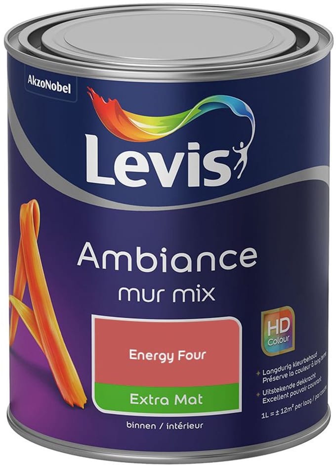 Levis - Ambiance Mur Extra Mat Mix - Energy Four - Mengverf - 1 L