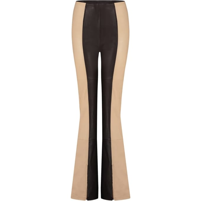 Ibana Parduo Dark Brown Taglia: 36 | Pantaloni di pelle Outlet | Donna | Marrone