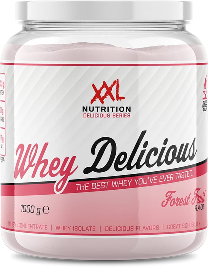 XXL Nutrition - Whey Delicious - Forest Fruit - Eiwitpoeder - 1000 g