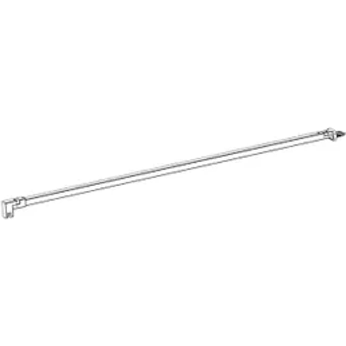 Sealskin - Stabilisatiesteun Inc - 100cm - Chroom